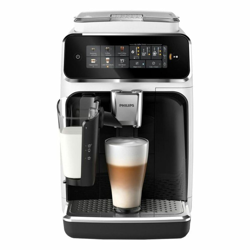 Philips EP3347/90 3300 Series LatteGo Kaffeevollautomat 1,8L – SilentBrew, AquaClean, 12-stufig, Schwarz/Chrom
