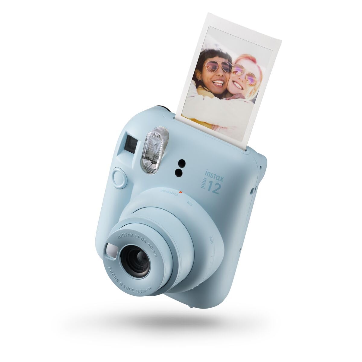 Instax Mini 12 Sofortbildkamera – Automatische Belichtung, Selfie-Spiegel, Nahaufnahme, Mint Grün