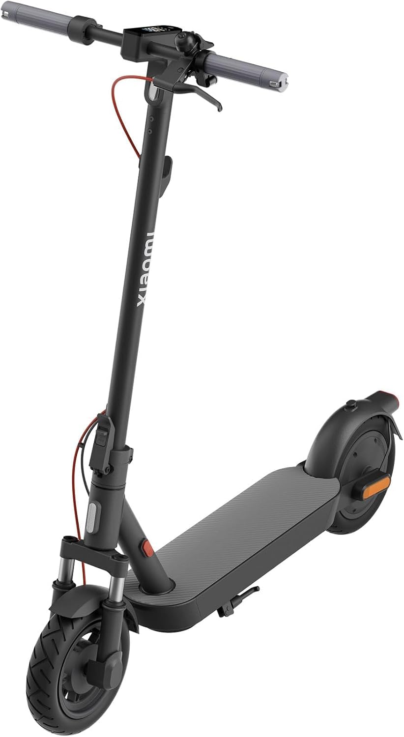 Xiaomi Electric Scooter 5 E-Scooter mit ABE, bis zu 60 km Reichweite, 350 W Motor, 10 Zoll Luftreifen, Vorderradfederung, LED-Display, Blinker, Anthrazit**