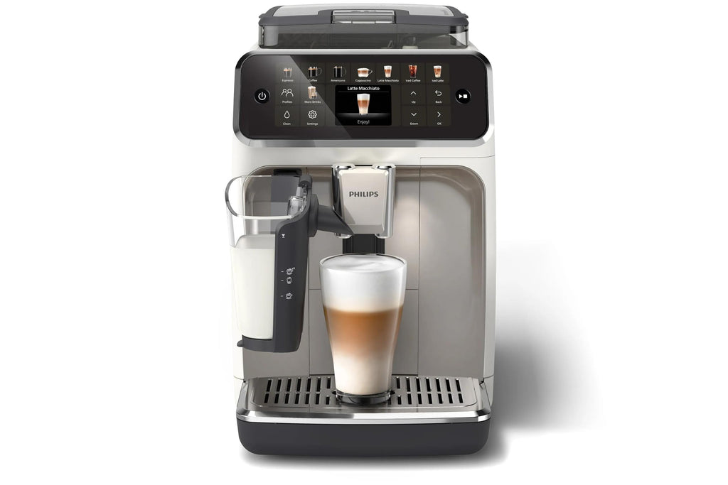 Philips EP5546/70 5500 Series LatteGo Kaffeevollautomat 1,8L – SilentBrew, 20 Getränke, QuickStart, Schwarz/Silber