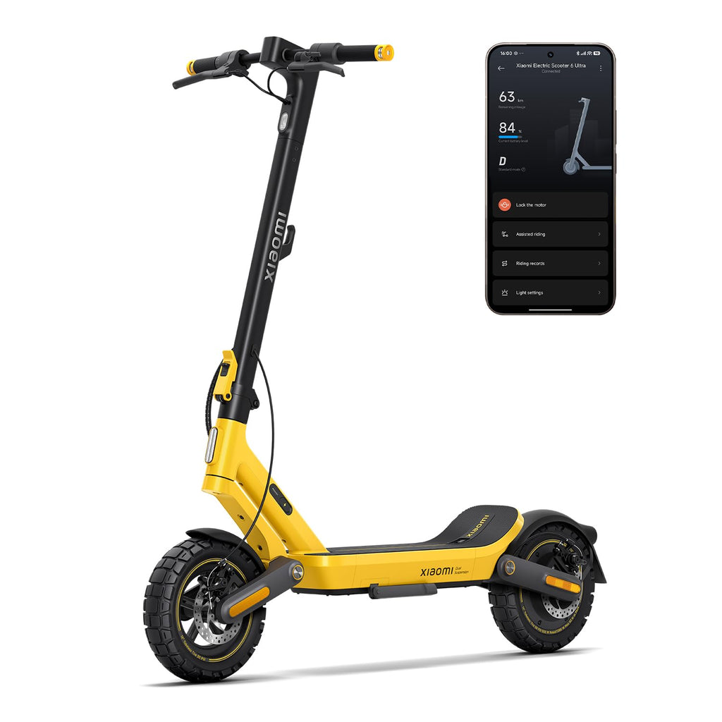 Xiaomi Electric Scooter 6 Lite E-Scooter mit ABE, bis zu 25 km Reichweite, 300 W Motor, 10 Zoll Luftreifen, Doppelfederung vorne, faltbar, Anthrazit