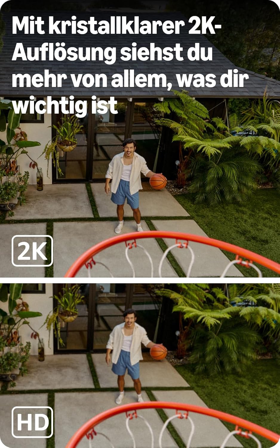 Blink Outdoor 2K+ WLAN Überwachungskamera – 2K Video, Farbnachtsicht, 4x Zoom, IP65, 2 Jahre Akku